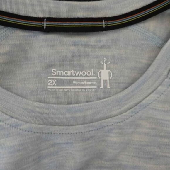 Smartwool 100% Merino, TOP 2XL, 250 Gsm, Winter Sky Heather nwot - Picture 4 of 16